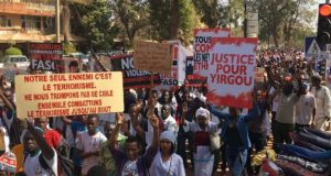 Manifestation contre l'impunité et la stigmatisation des communautés organisée à Ouagadougou