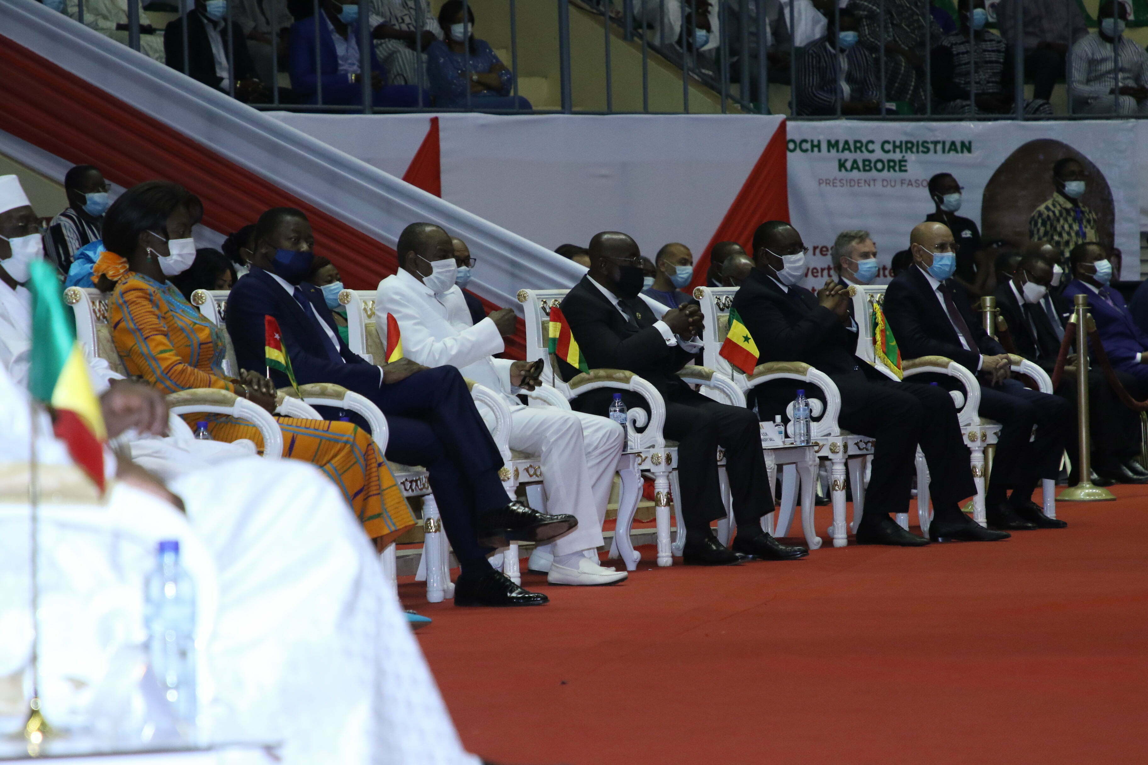 Dix présidents africains ont assisté à la cérémonie d'investiture du président Roch Kaboré