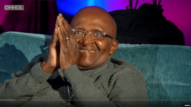 L'archevêque retraité Desmond Tutu.
