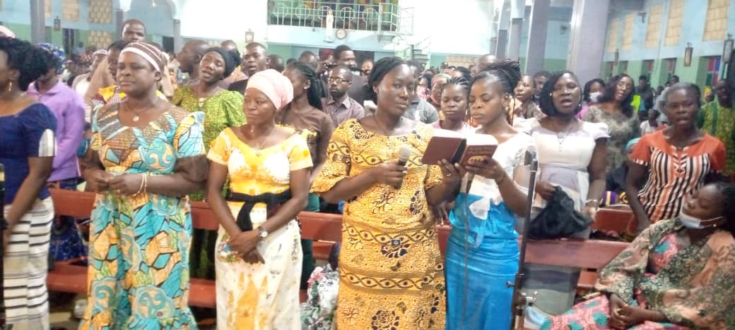 nuit de prière pour la paix et la cohésion à la paroisse de la Patte d'Oie de Ouagadougou.