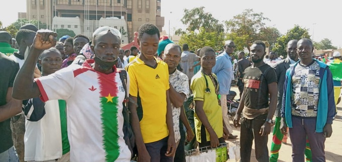 Burkina Faso : des manifestants mettent en garde toute personne qui tenterait de déstabiliser le pays