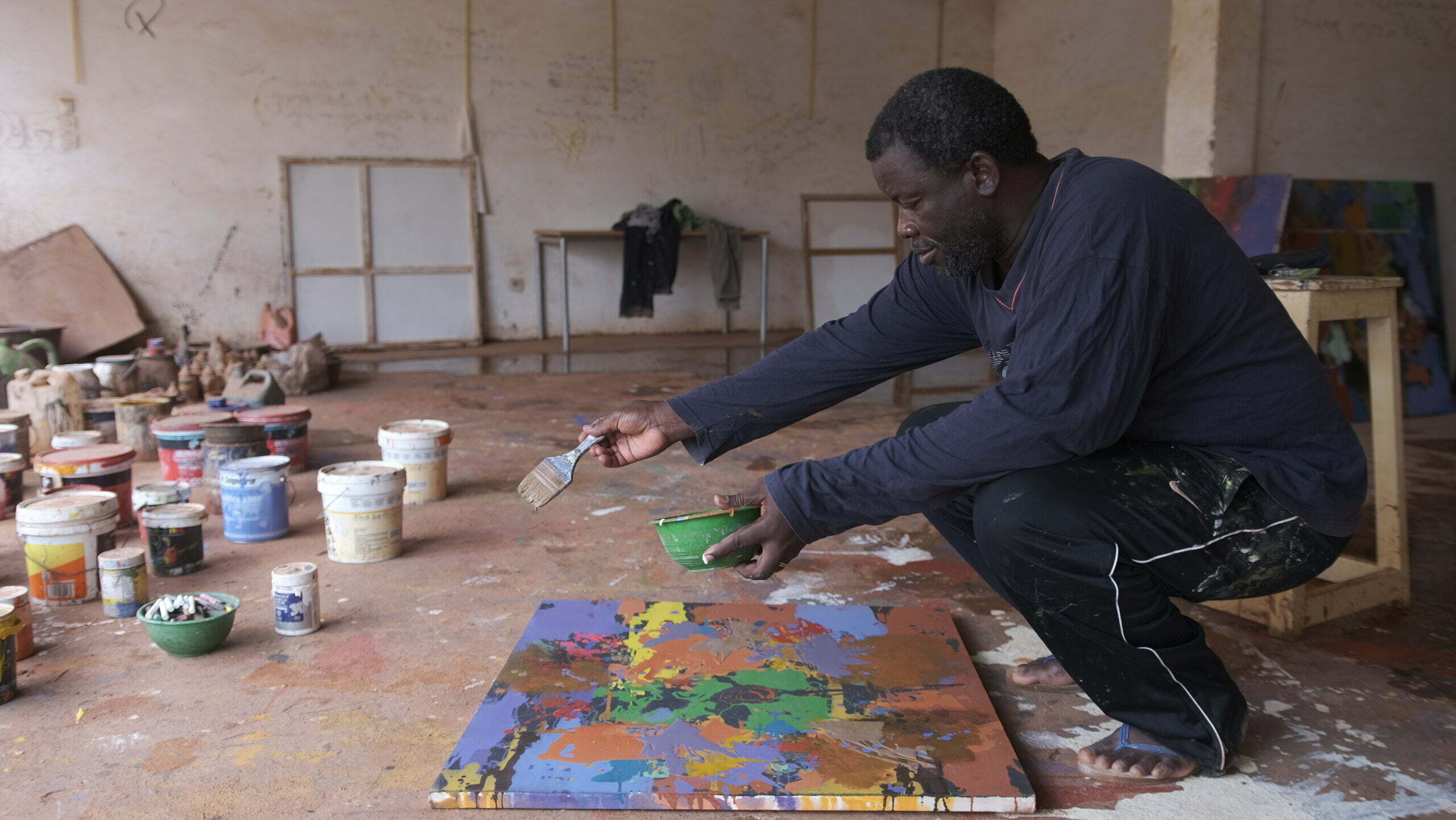 Art plastique Christophe Sawadogo peintre