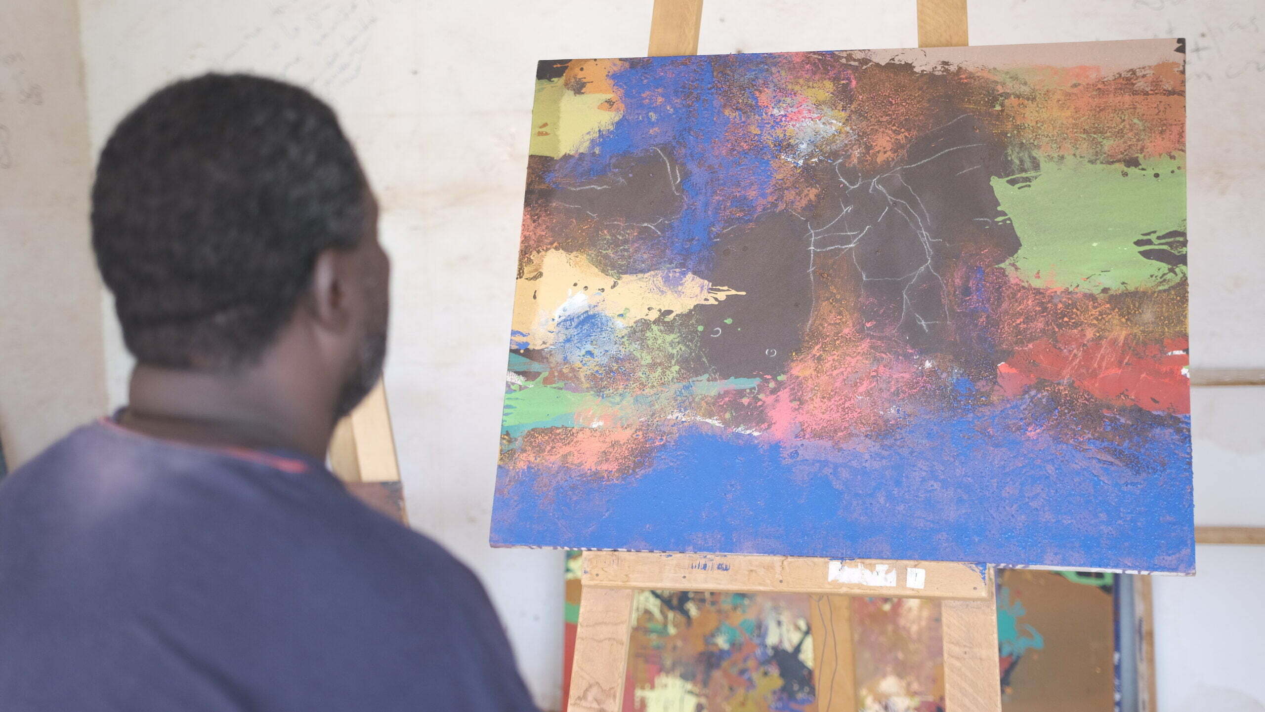 Art plastique Christophe Sawadogo peintre