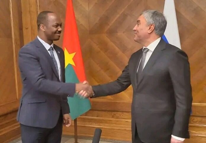 Ousmane Bougouma visite Russie