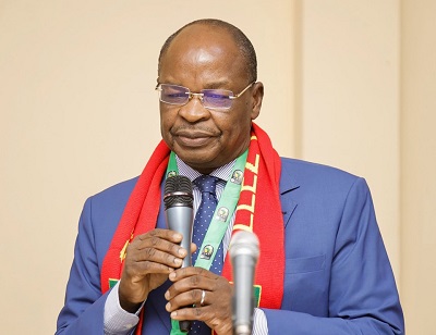 Le président de la Fédération burkinabè de football (FBF), Lazare Banssé.