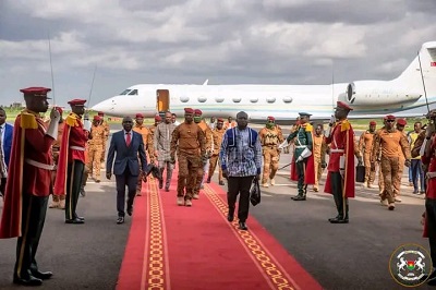 Le retour du capitaine Ibrahim Traoré à Ouagadougou