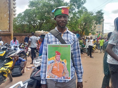 Un partisan du capitaine Ibrahim Traoré
