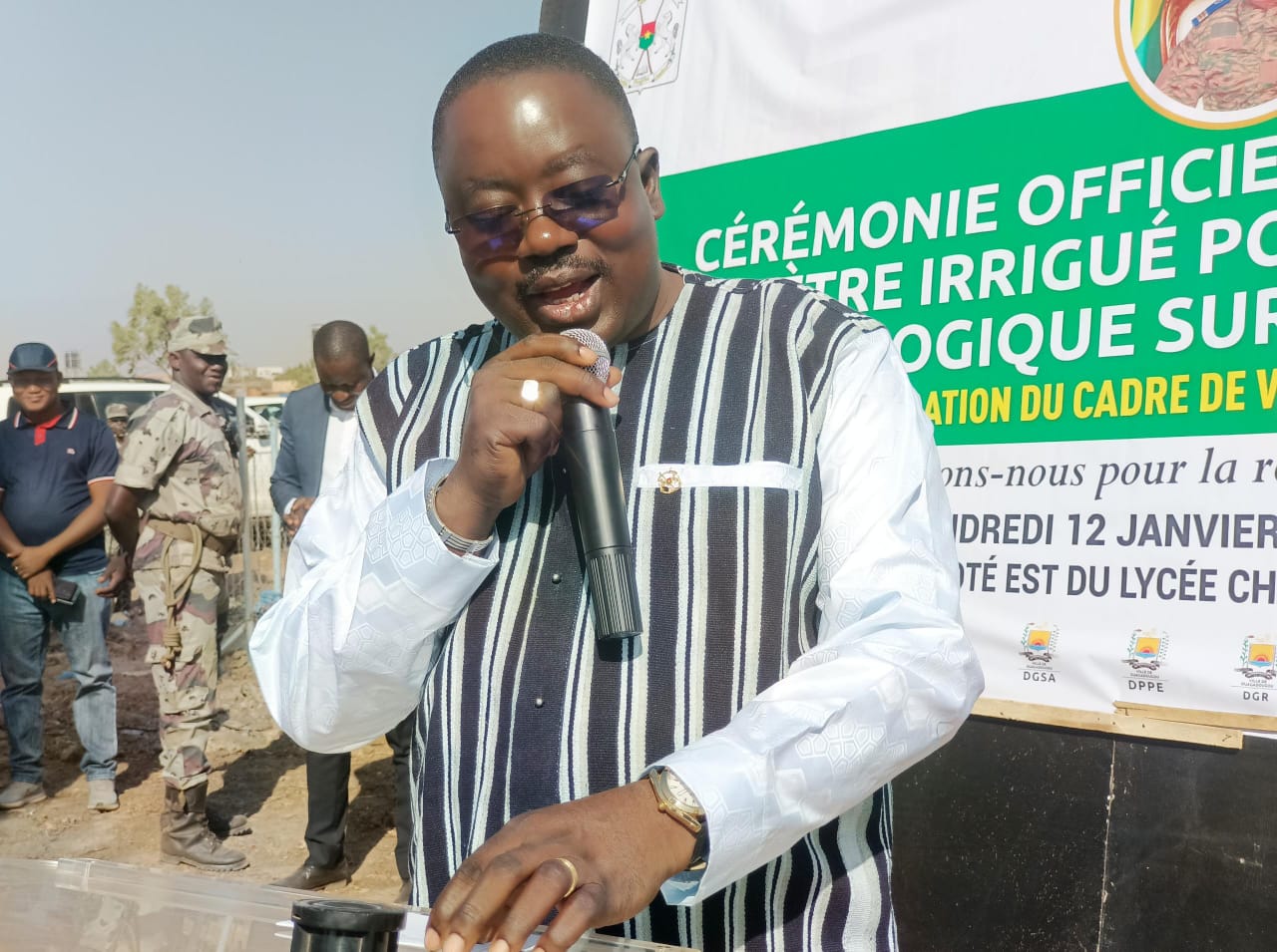 Le président de la délégation spéciale de la commune de Ouagadougou, Maurice Konaté