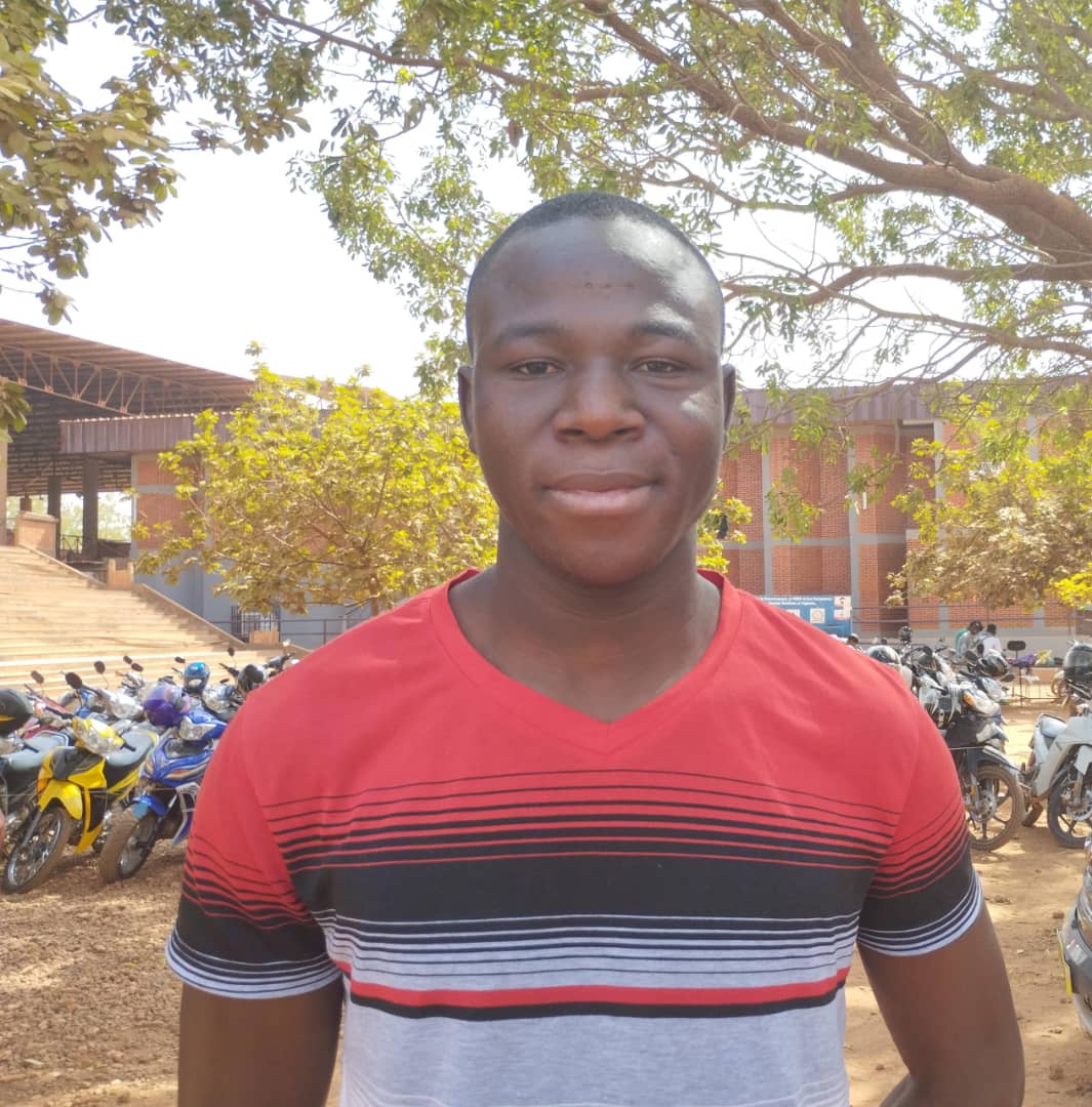 Abdoul Sango étudiant en master 1 droit des affaires étrangères et fiscalité à l’université Joseph ki-Zerbo de Ouagadougou