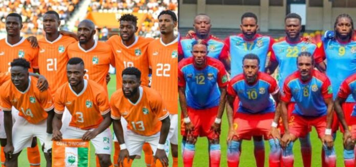 Match Côte d'Ivoire vs RDC