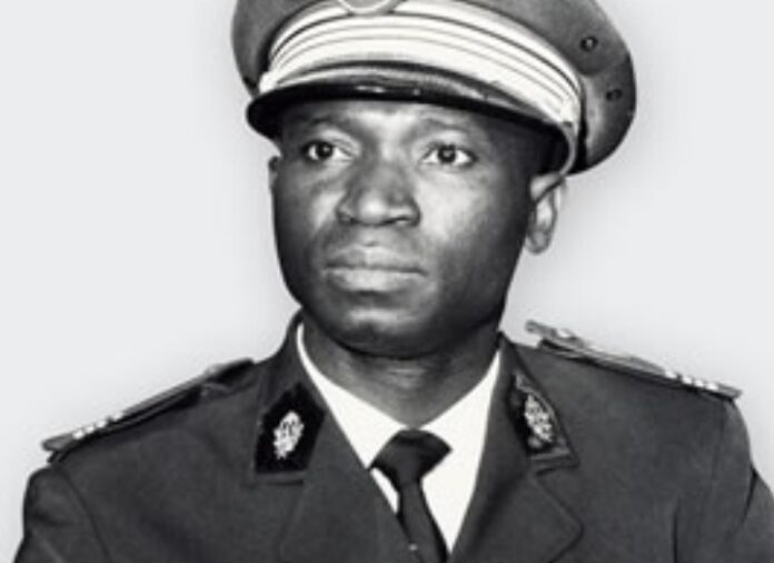 Jean Baptiste Ouédraogo, ancien président de la Haute Volta (actuel Burkina Faso)