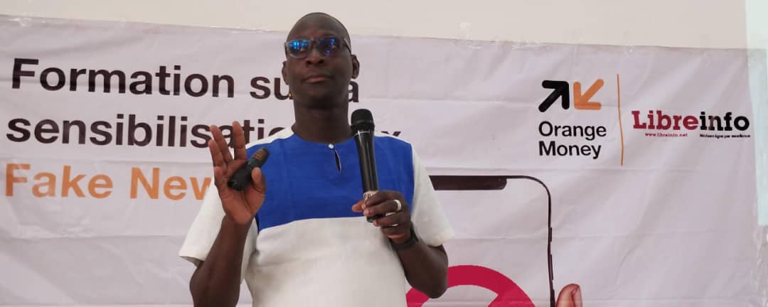 Moussa Sawadogo, journaliste formateur, enseignant à l'université Joseph-Ki Zerbo
