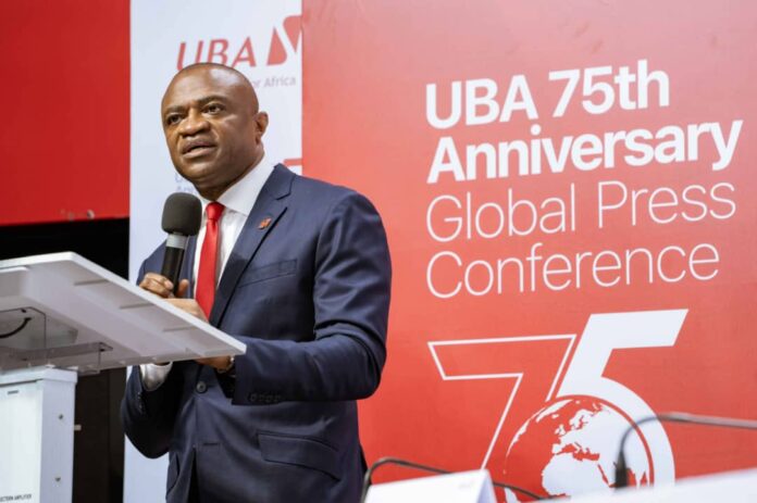 Le directeur général du Groupe UBA, Oliver Alawuba.