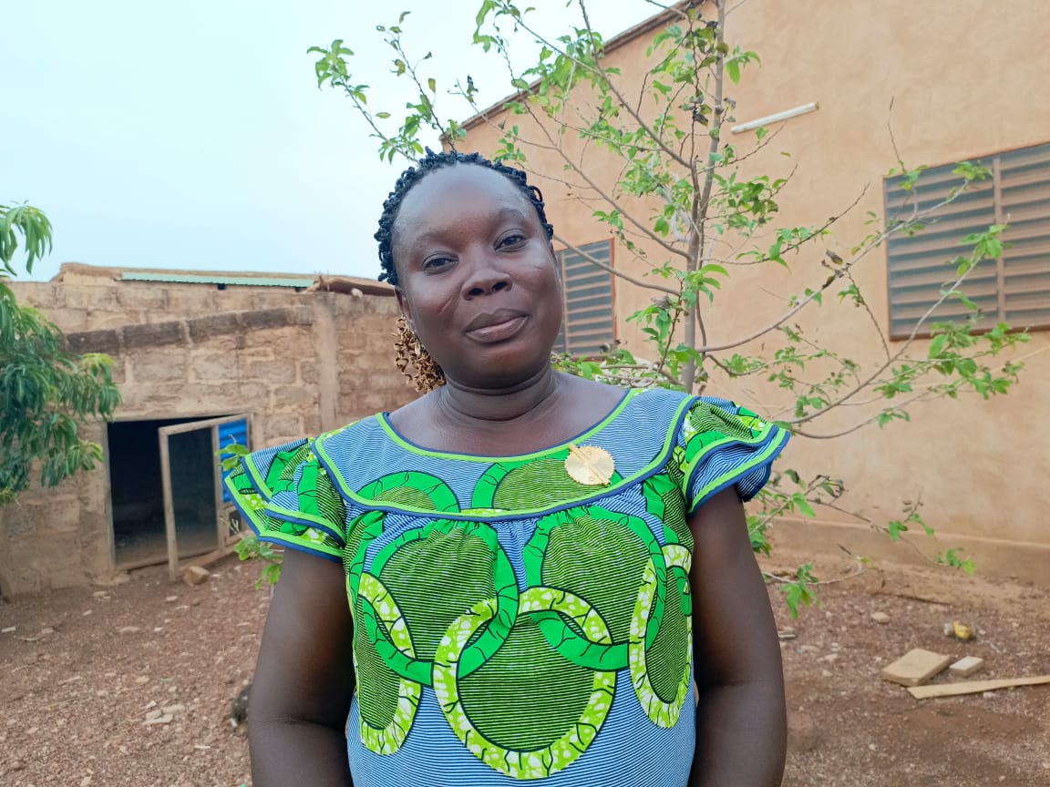 Mme Sanou/ Zongo Viviane, mére de la candidate