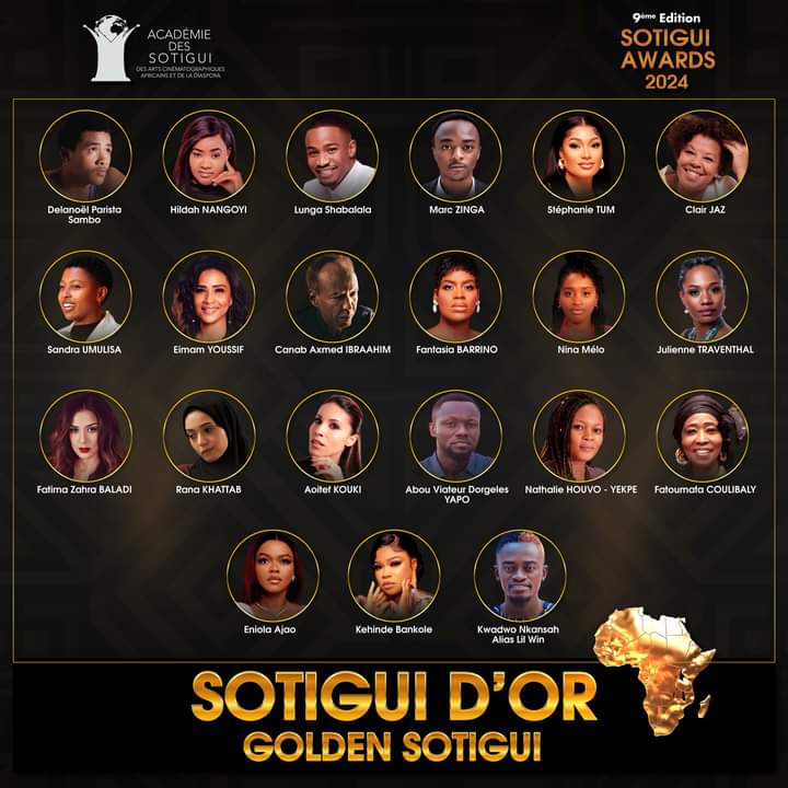 Les nominés des Sotigui d'Or 2024