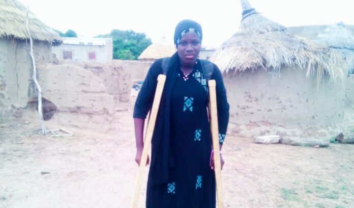 Yamba Fatimata Dimzouré, élève du Collège d’enseignement général (CEG) de Dissomey