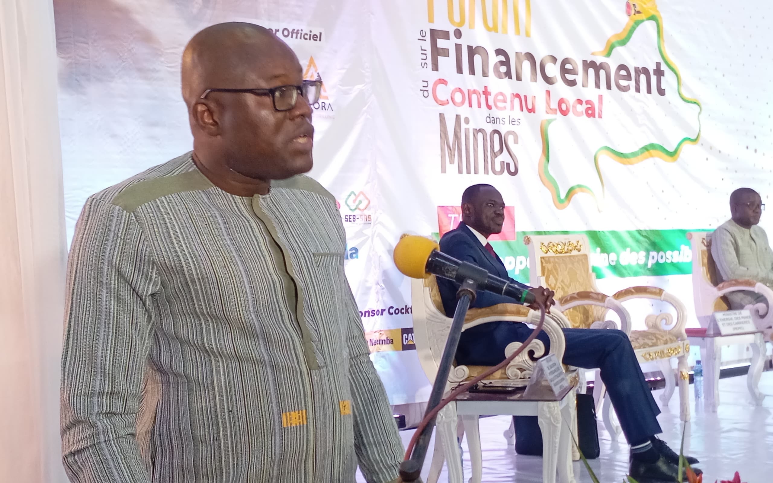 Le ministre en charge de l’économie, Aboubakar Nacanabo