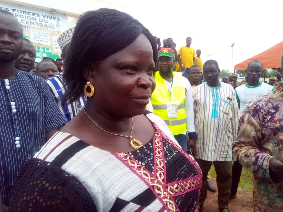 Mamounta Zoungrana, coordinatrice régionale des femmes du Plateau Central