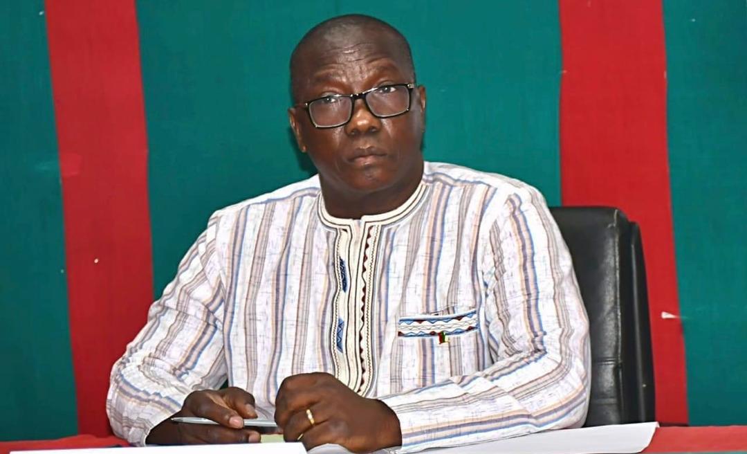 Le ministre des Infrastructures et du Désenclavement, Adama Luc Sorgho