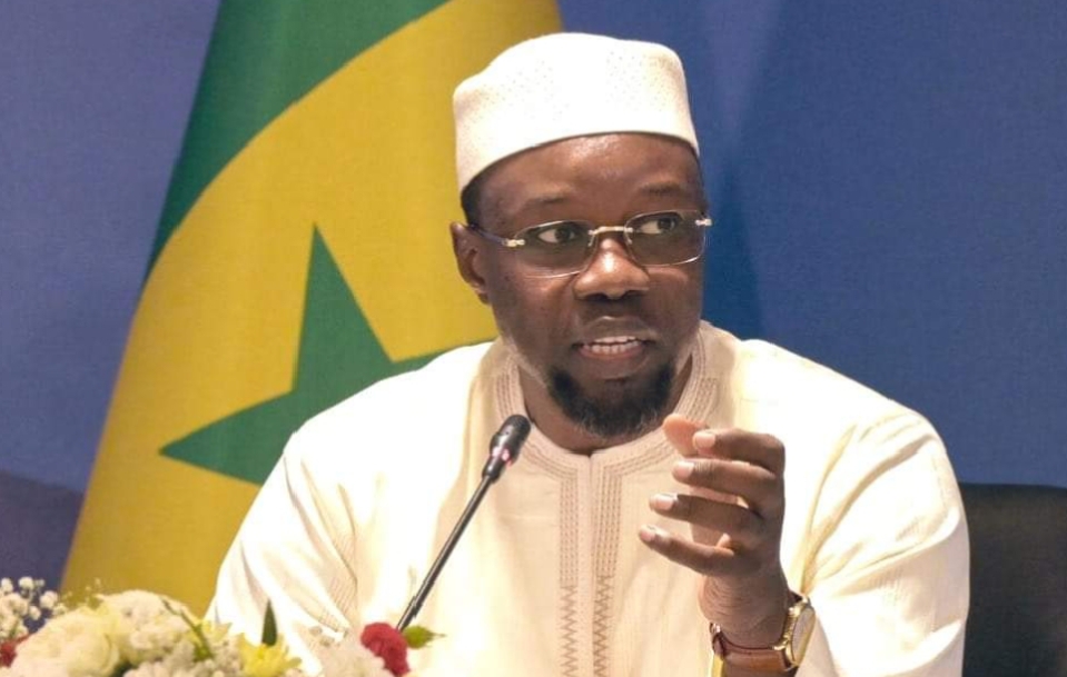 Le premier ministre sénégalais et leader du PASTEF, Ousmane Sonko