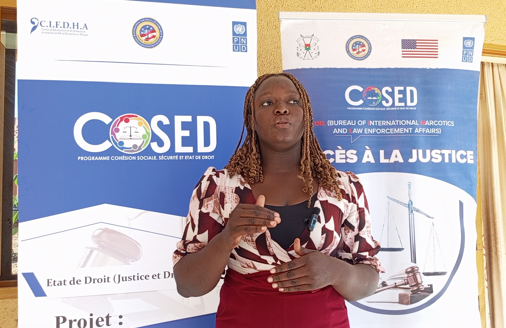 Faozia Sawadogo, Chargée de projets au sein de l’Association femme pour l’éducation, la santé et la solidarité pour le développement