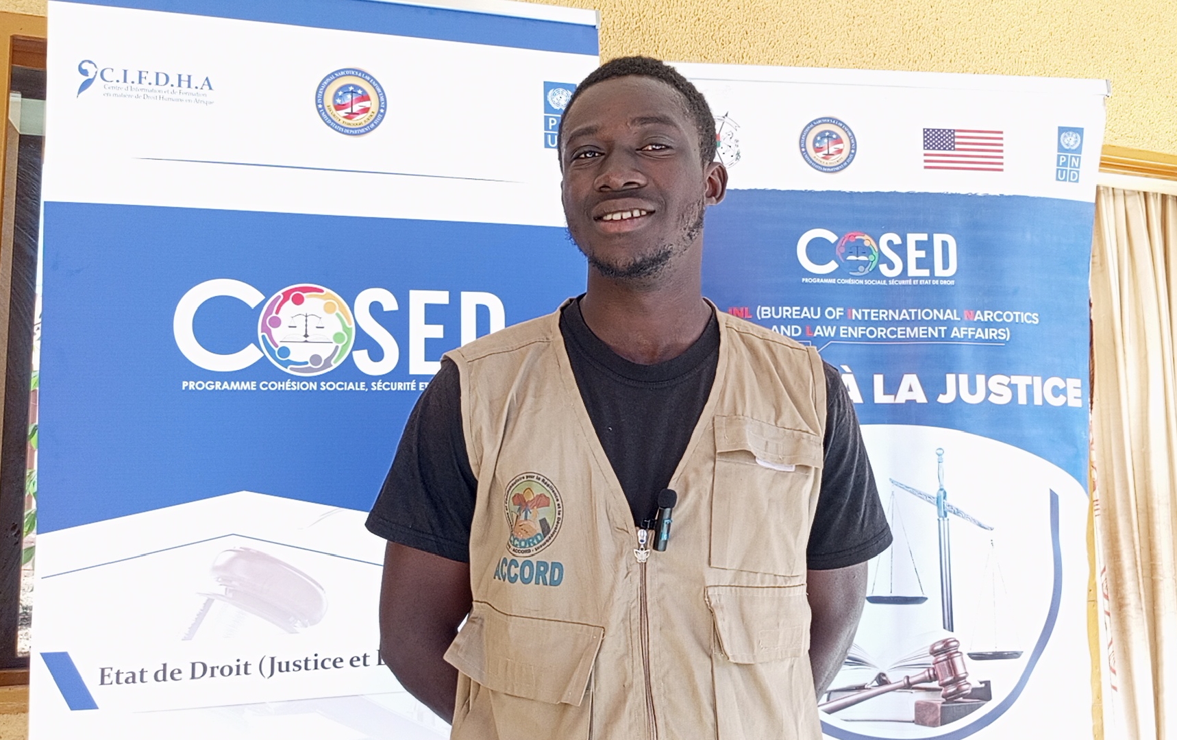 Mohamed Sawadogo, animateur à l’Action citoyenne et communautaire pour le développement du Centre-Nord (ACCORD)