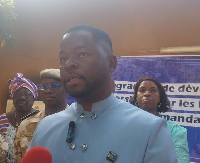Le commissaire principal de police Yannick Marcel Kafando, chef de Service des opérations de maintien de la paix au ministère de la Sécurité.