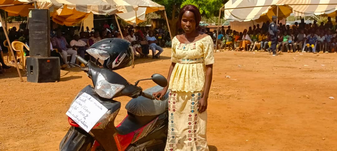Elizabeth Maimouna Diallo, enseignante à l'école Sacré-Cœur de Kantchari