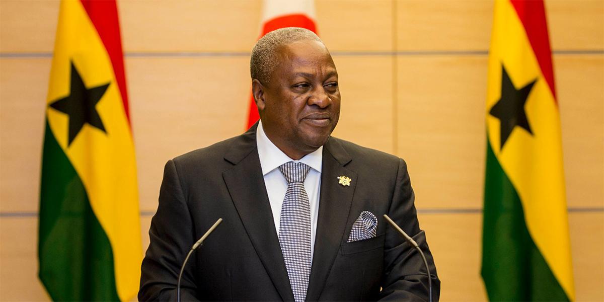 Le nouveau Président ghanéen John Mahama