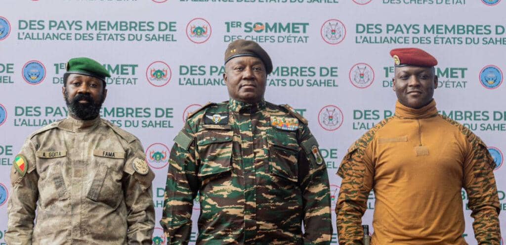 Les chefs d'Etat des pays de la confédération de l'AES