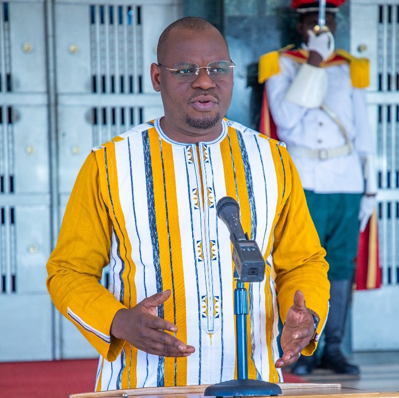 Le ministre en charge de la justice, Rodrigue Edasso Bayala