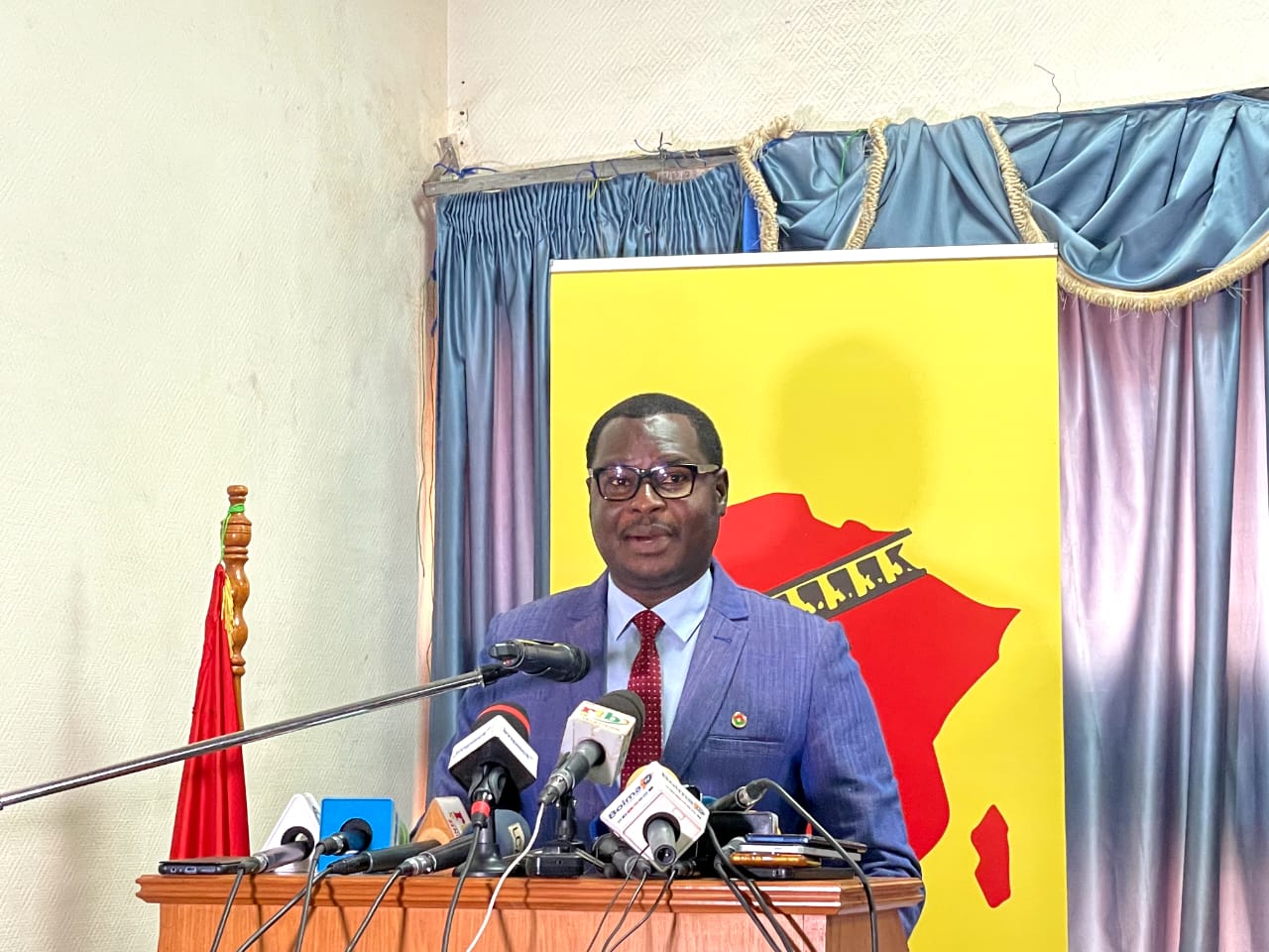 le ministre de la Communication, de la Culture, des Arts et du Tourisme, Pingdwendé Gilbert Ouédraogo