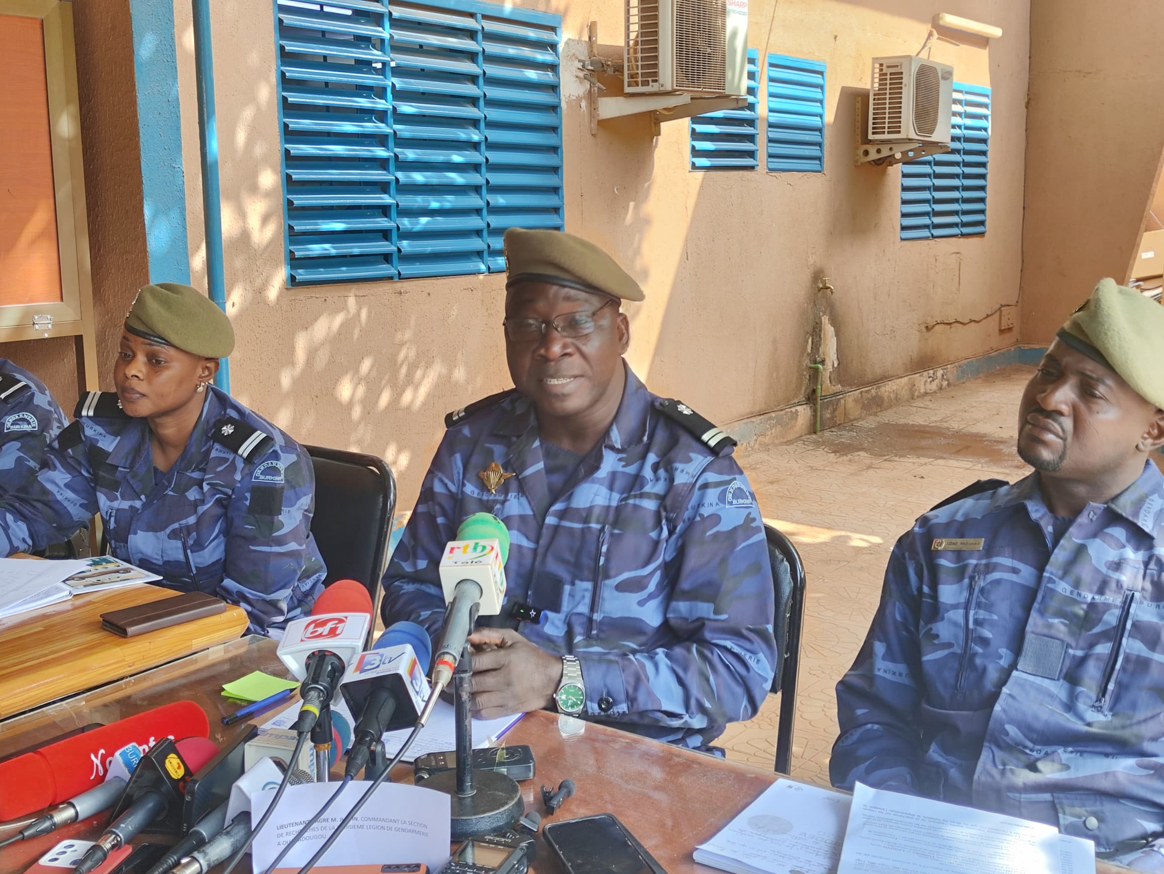 La Cellule criminelle de la section de recherches de la 3e légion de Gendarmerie à Ouagadougou