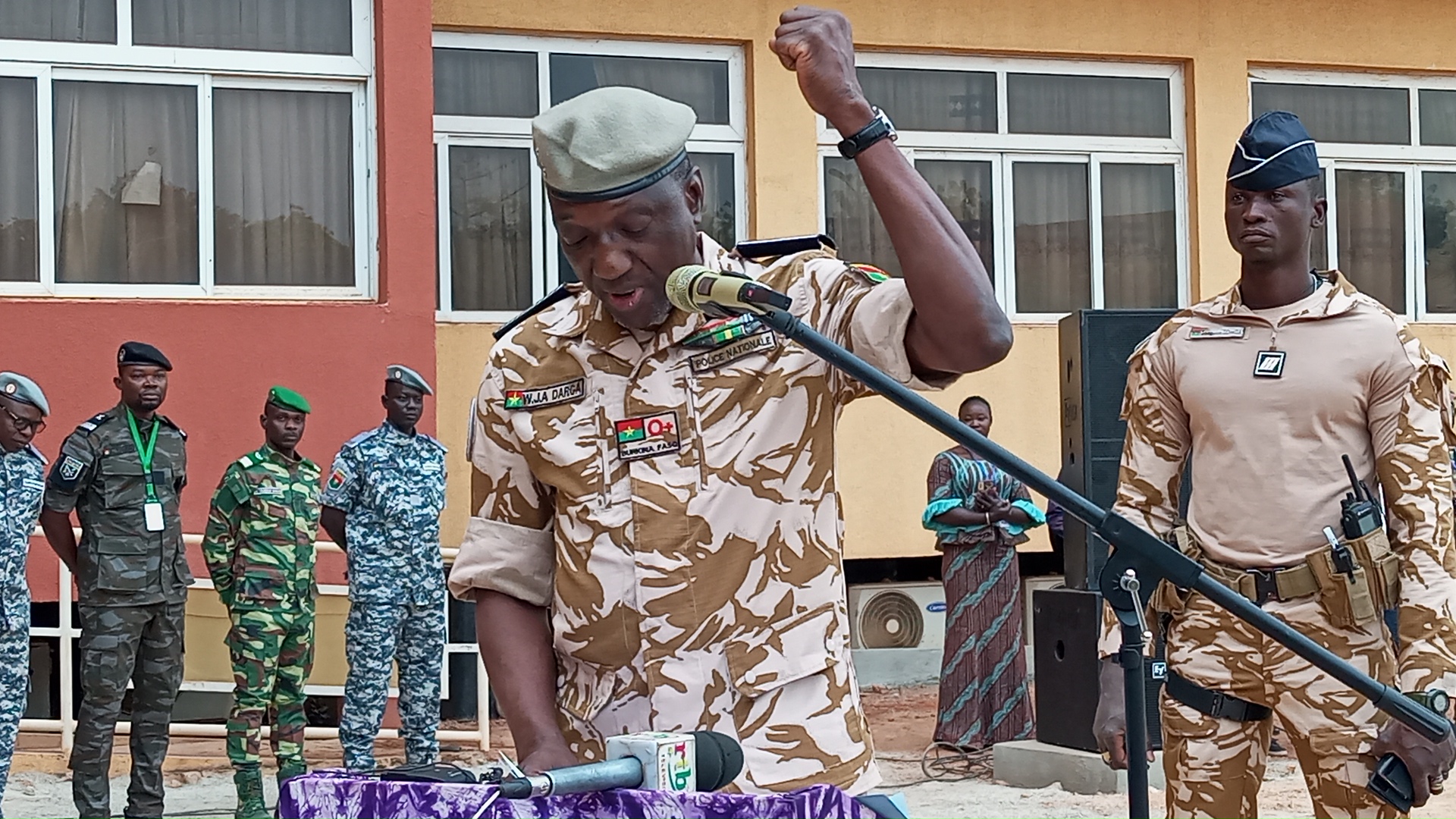 Le directeur général de la Police nationale, l’inspecteur général de police, Jean Alexandre Darga.