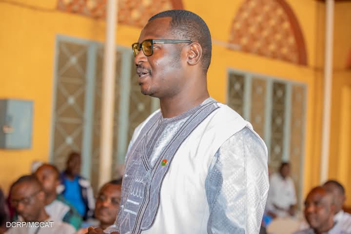 Le ministre de la Culture, Gilbert Ouédraogo