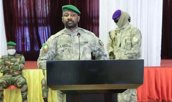 Le président du Mali, Assimi Goïta