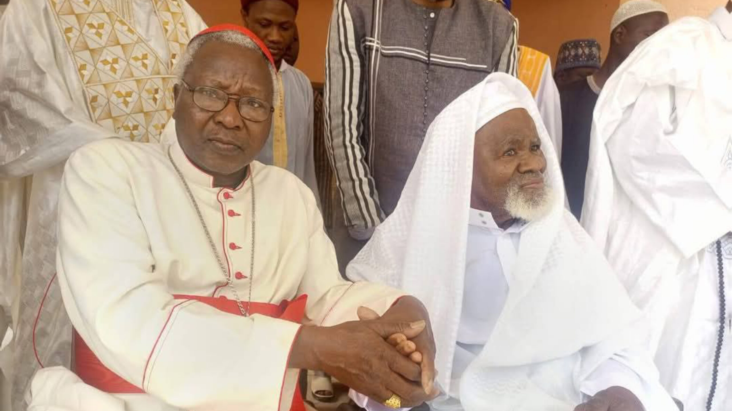 Le Cardinal Philippe Ouédraogo, et le Grand Imam de Ouagadougou, Cheick Aboubacar Sana