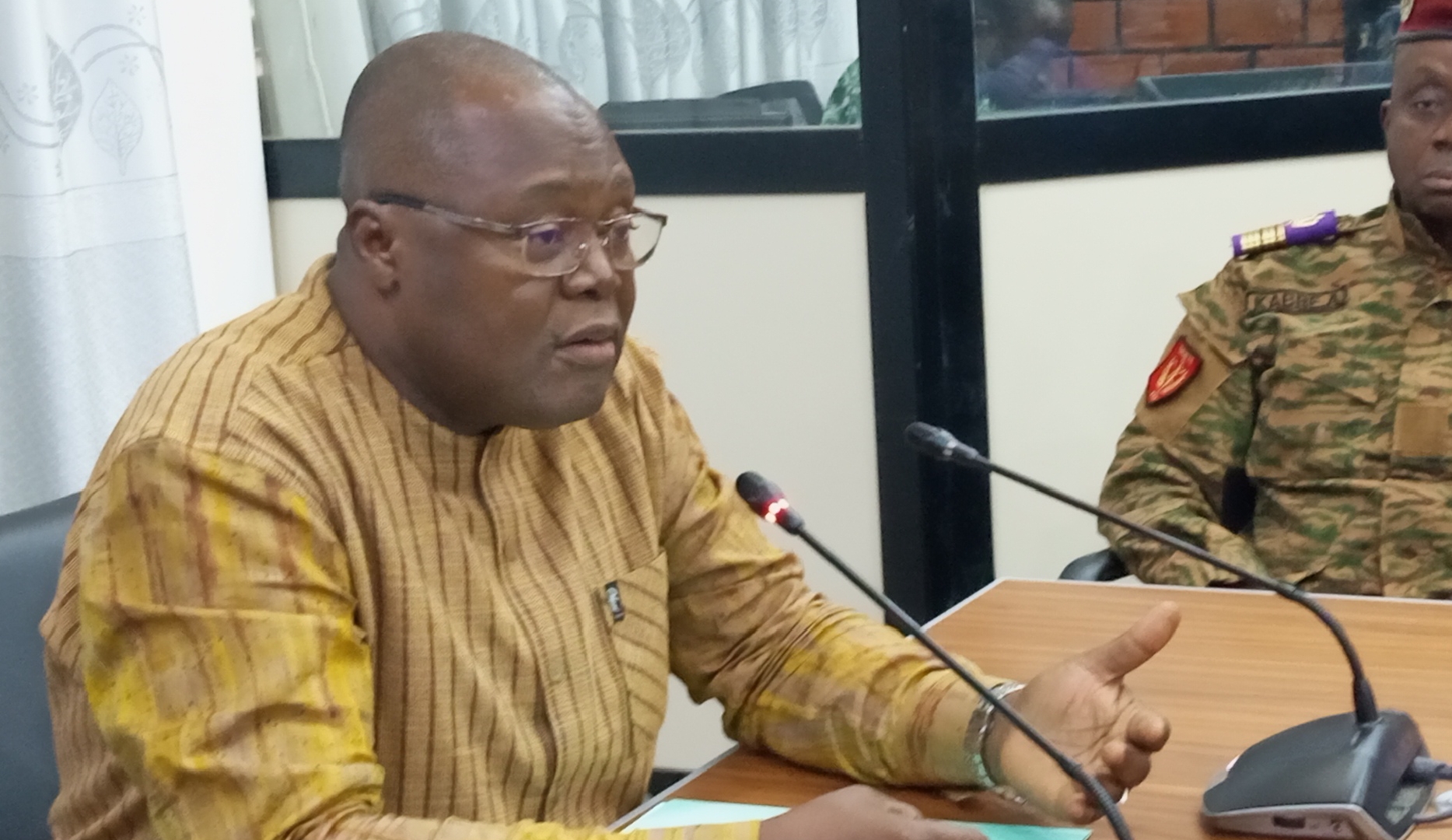 Le président du Comité de gestion du FSP, Vieux Abdou Rachid Soulama