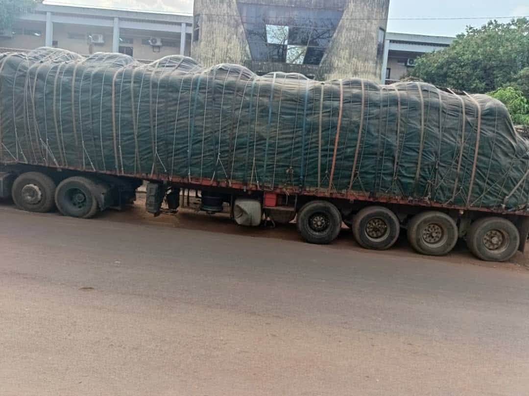 Le camion en infraction