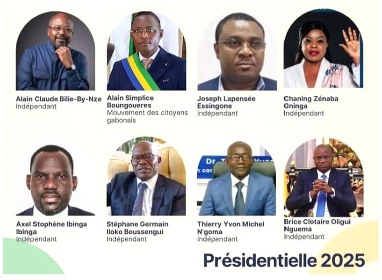 Les candidats en lice pour la présidentielle