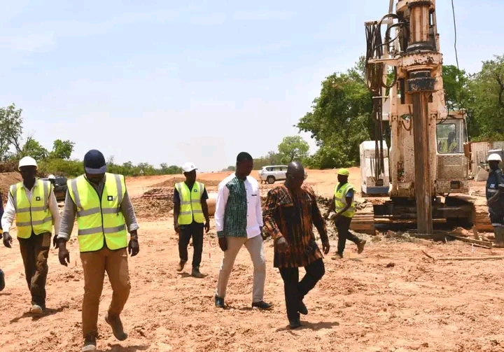 Visite inopinée du ministre des Infrastructures Adama Luc Sorgho