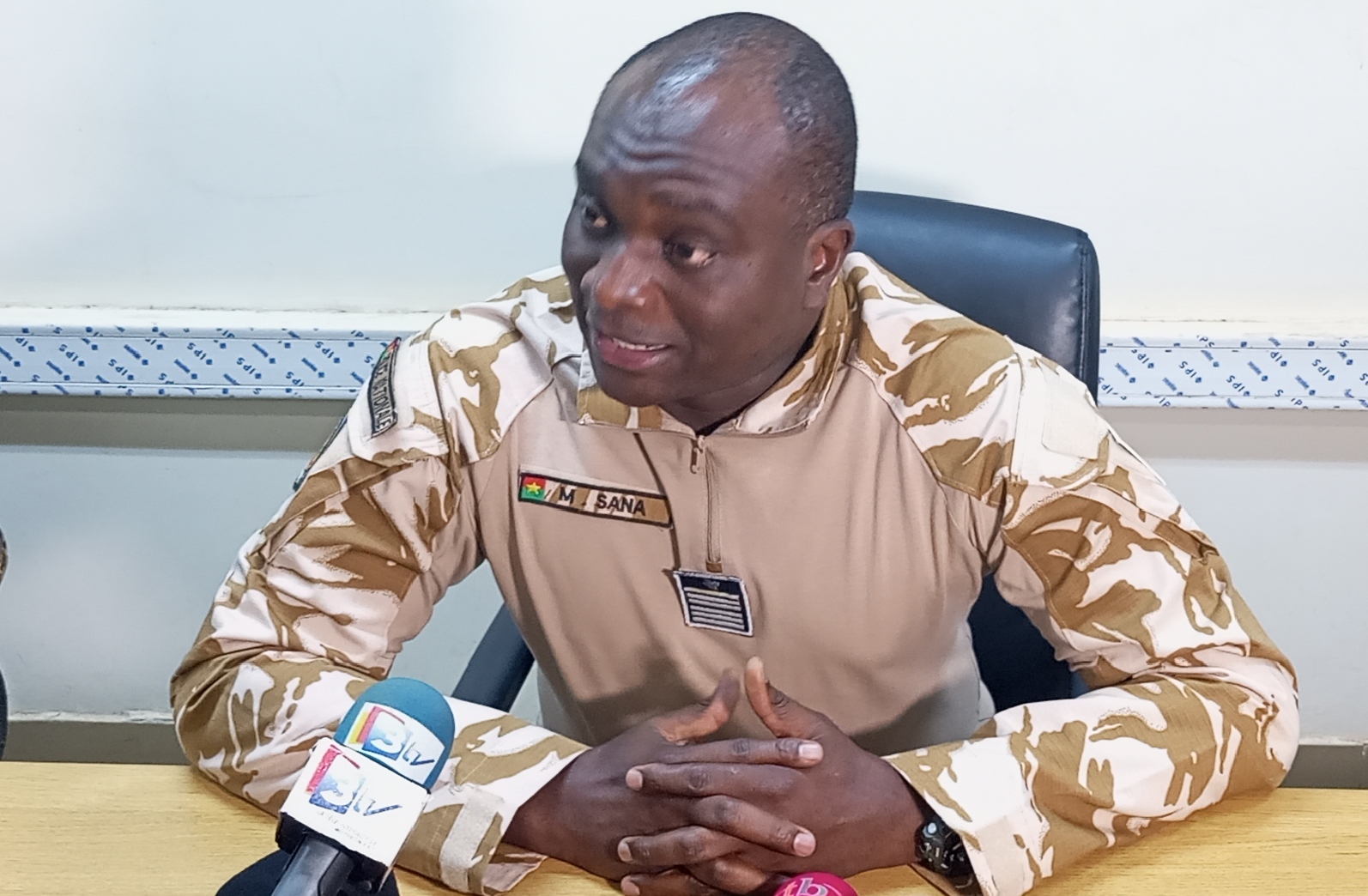 Le ministre de la Sécurité Mahamadou Sana