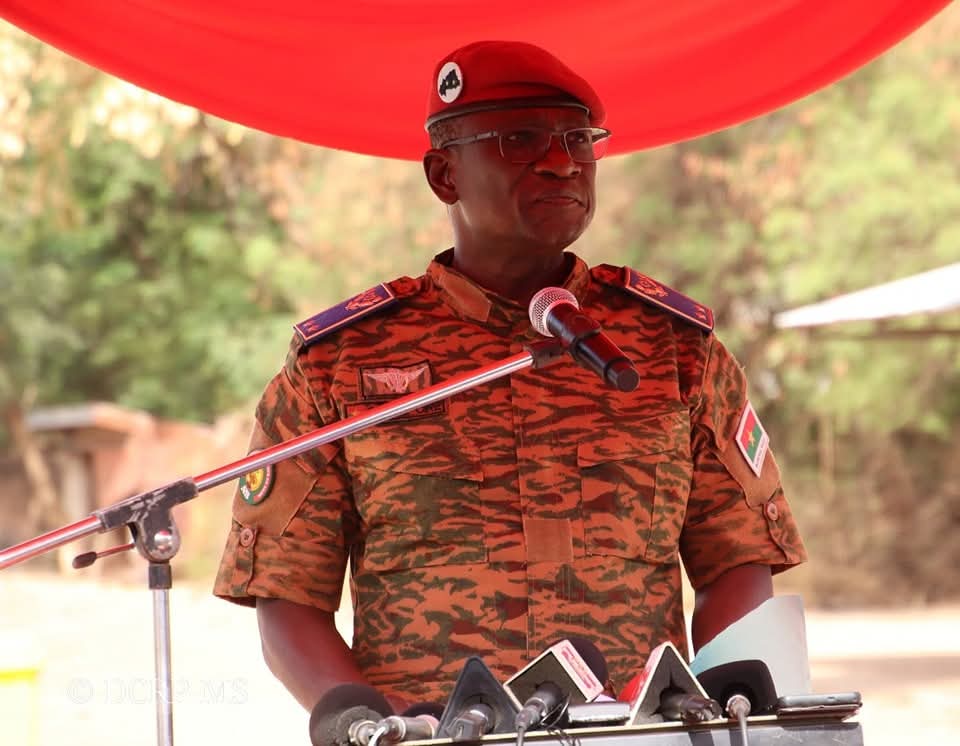 Le ministre d'Etat, ministre de la Défense et des Anciens combattants, le Général de brigade Célestin Simporé