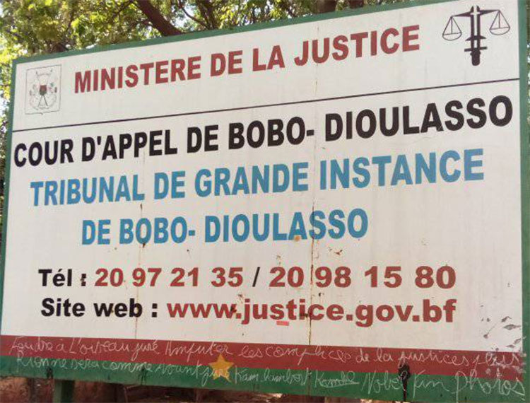Audiences foraines de la Cour d'appel de Bobo-Dioulasso