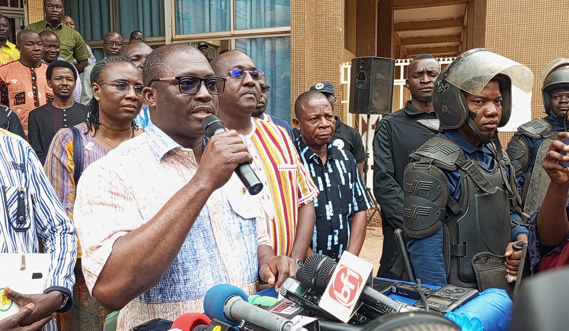 Le ministre en charge du travail Mathias Traoré