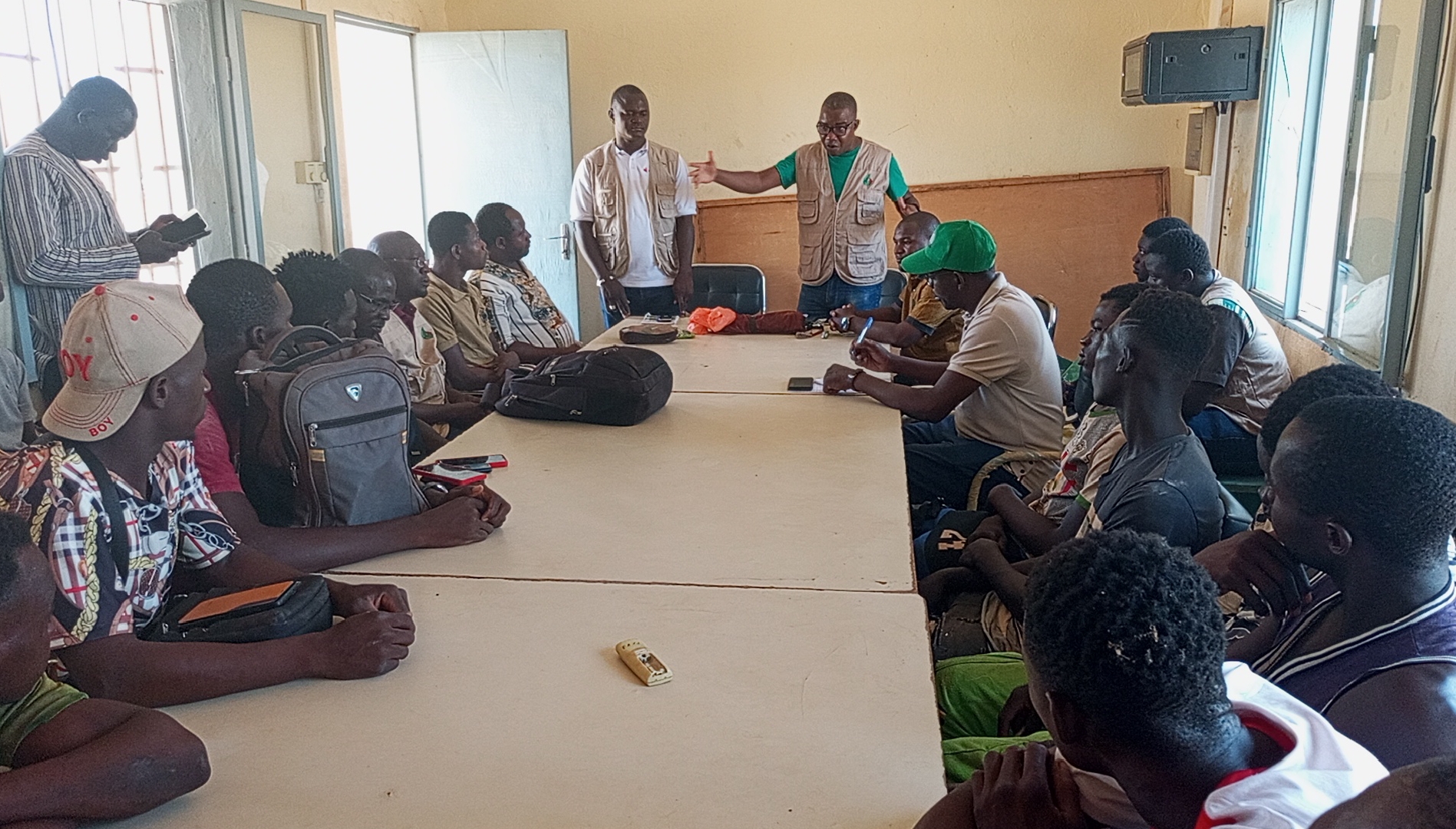 Séance de formation à Soum, dans le Boulkiemdé