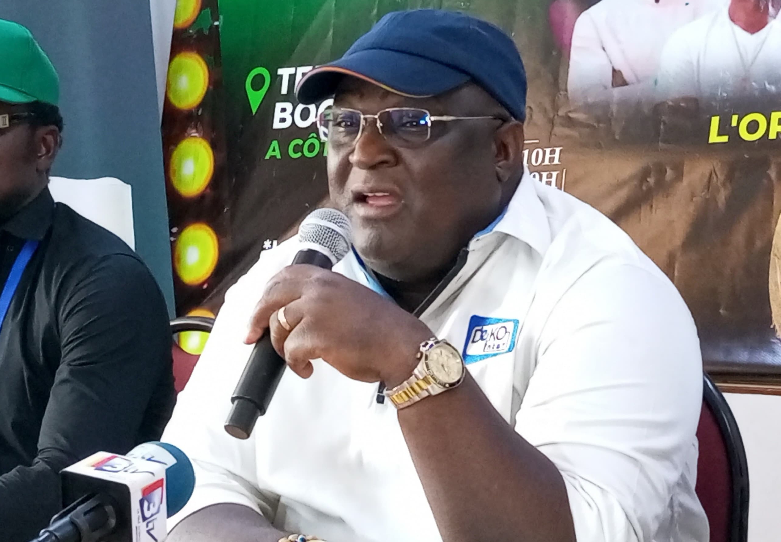 Désiré Kodjo, l'un des organisateurs du Concert sans frontières
