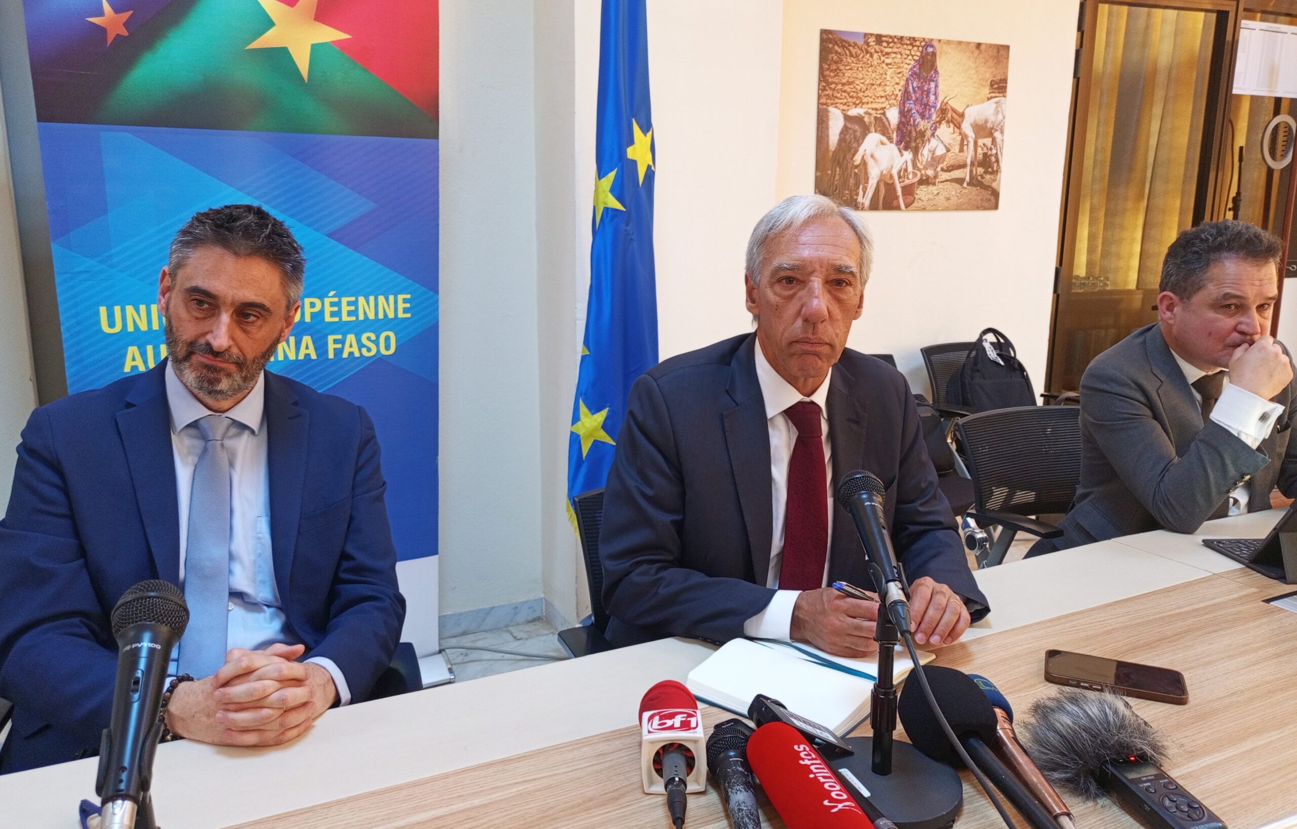 La mission diplomatique de l'Union européenne au Burkina en conférence de presse