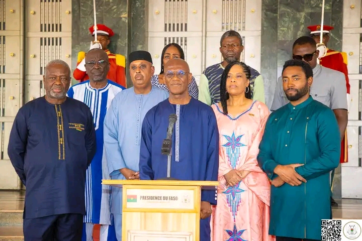 Audience du Président du Faso avec des panafricanistes