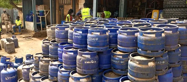 Vente illicite de gaz butane